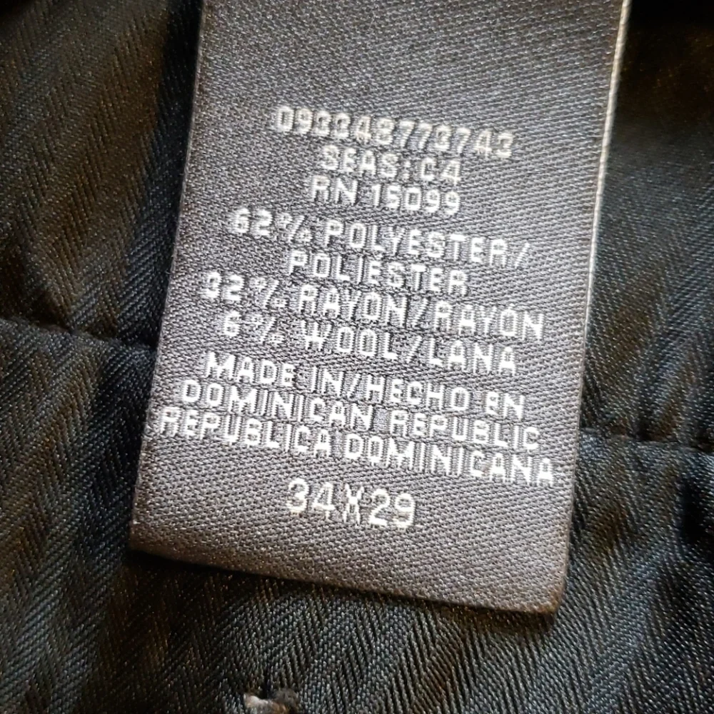 Covington dark grey dress men's pants